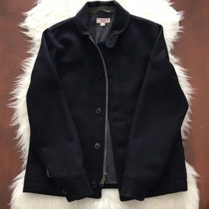 Wallace & Barnes JCrew Wool Peacoat Navy Blue SZ S